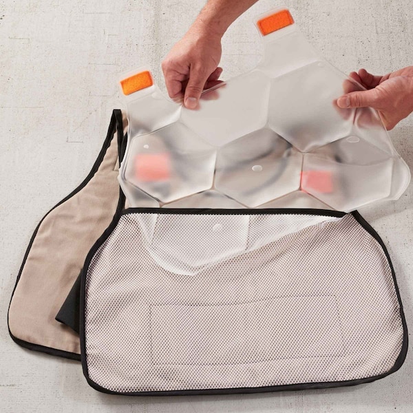 Ergodyne Rechargeable Phase Change Ice Packs for Cooling Vest, L/XL - 6220
