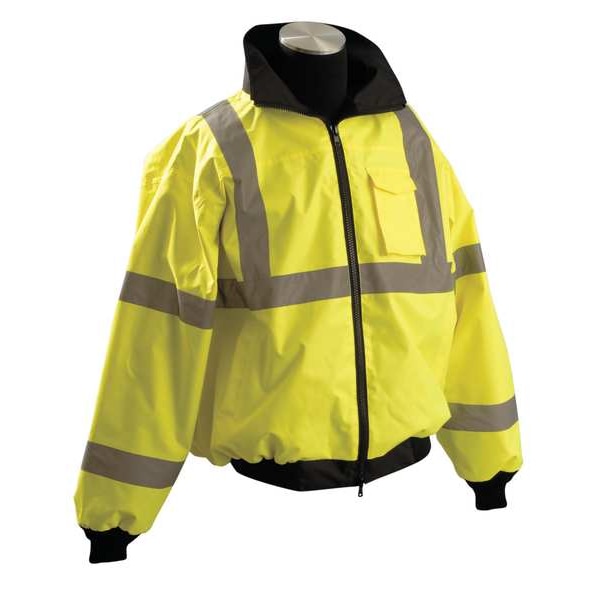 Occunomix Jacket, 100% Polyester, Class 3 R, Yellow, 5XL - LUX-ETJBJ-Y5X