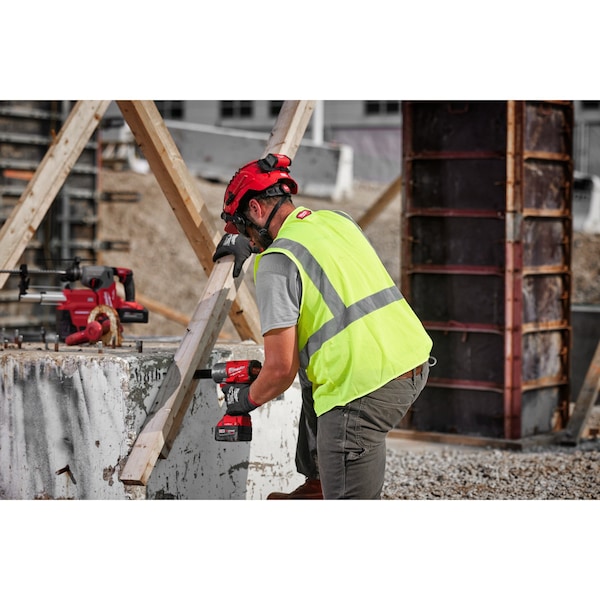 Milwaukee Tool Class 2 High Visibility Yellow Mesh One Pocket Safety Vest - S/M (CSA) - 48-73-2251