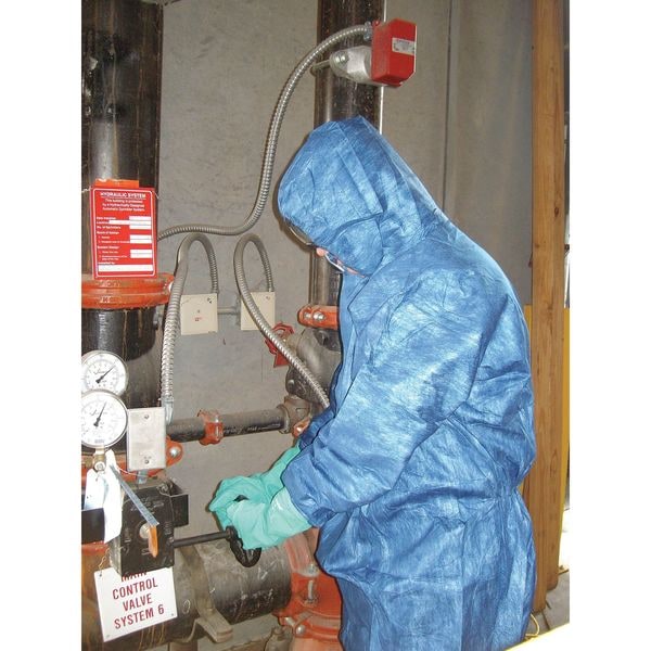 Viroguard Disposable Coverall, Hooded, 2XL, Microporous Laminate, Zipper, Elastic Cuff, Elastic Ankle - 2407-2XL