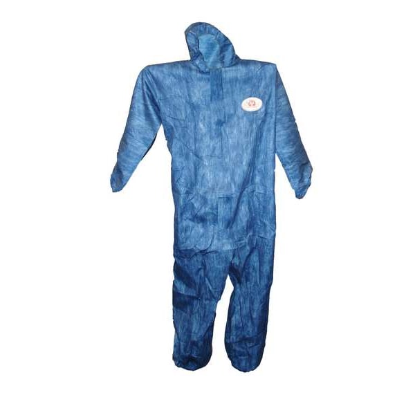Viroguard Disposable Coverall, Hooded, 2XL, Microporous Laminate, Zipper, Elastic Cuff, Elastic Ankle - 2407-2XL