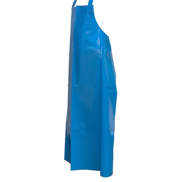 Kleen Handler Waterproof TPU Bib Adjustable Neck Apron, Blue, 7.8 Mil - BLKH-HDS-TPU-AP1B1
