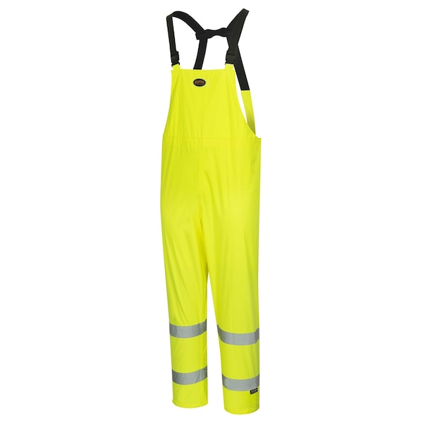 Pioneer Oxford PVC Hi Viz Rain Suit, Green, Small, 150 Denier Oxford Polyester with PU Backing, 0.18 mm Thick - V1080360U-S