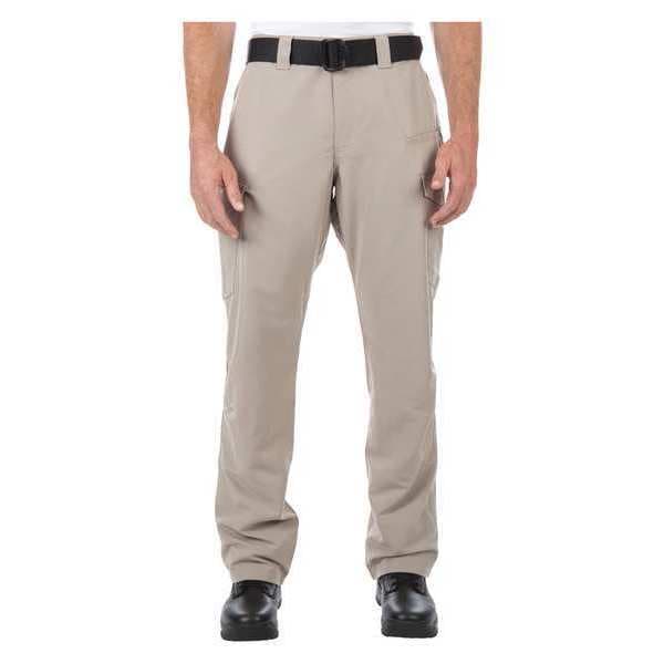 5.11 Men's Fast-Tac Cargo Pant, 36 in, Khaki, 100% Polyester Fast-Tac Ripstop - 74439ABR-055-36-32