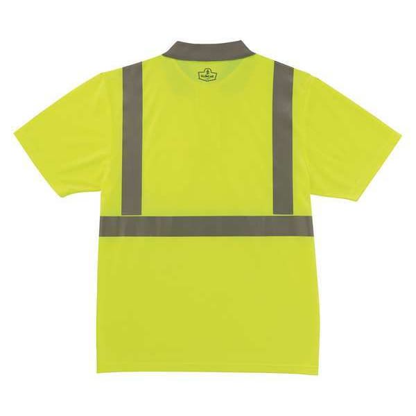 Ergodyne Medium Men's Polo Shirt, Lime - 8295