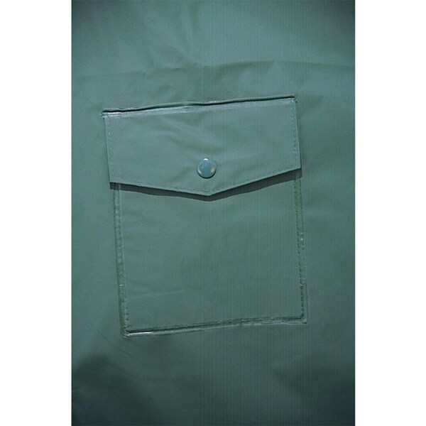 Boulder Creek Boulder Creek Green PVC-Coated Nylon Rain Poncho One Size Fits All - 60360CM