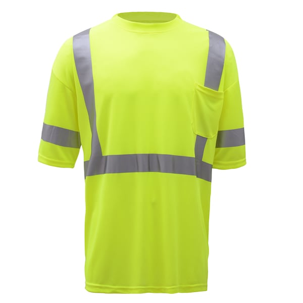 Gss Safety Class 3 Moisture Wick Short Slv T-Shirt - 5007-TALL XL