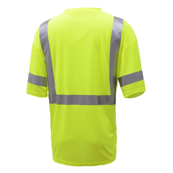 Gss Safety Class 3 Moisture Wick Short Slv T-Shirt - 5007-TALL XL