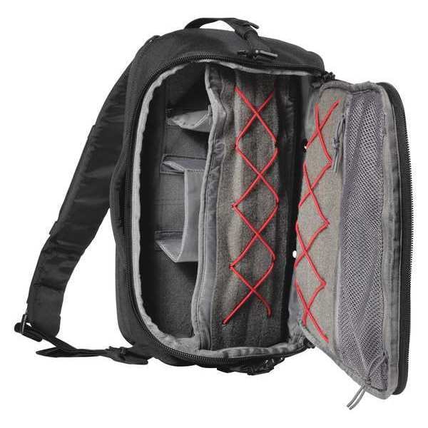 5.11 Shooting Range Pack, Nylon, Black, 8 1/2 in H x 16 1/2 in L x 6 in W - 56298