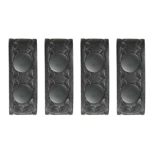 Heros Pride Belt Keeper, Synthetic Leather, Black, Universal, Snap - 1499WB