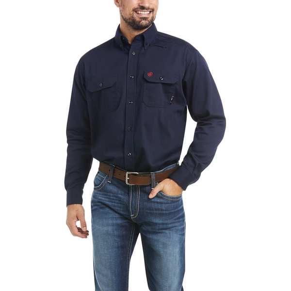 Ariat Men's Flame-Resistant Shirt, 8.9 cal/sq cm, XL, Cotton - 10018816