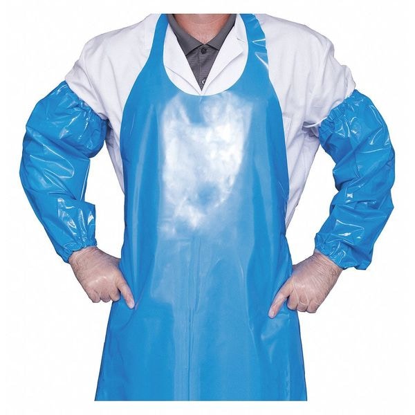 Top Dog Disposable Sleeve, 18 in Length, 6 mil Thick, None Seam, Blue - 84013