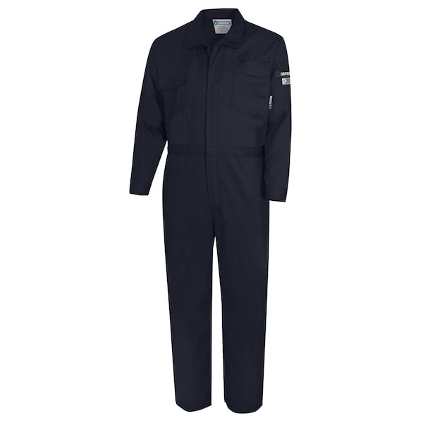 Oberon FR/Arc-Rated 7.5 oz  88/12 Safety Coveralls, Navy, 2XL - ZFE109-2XL