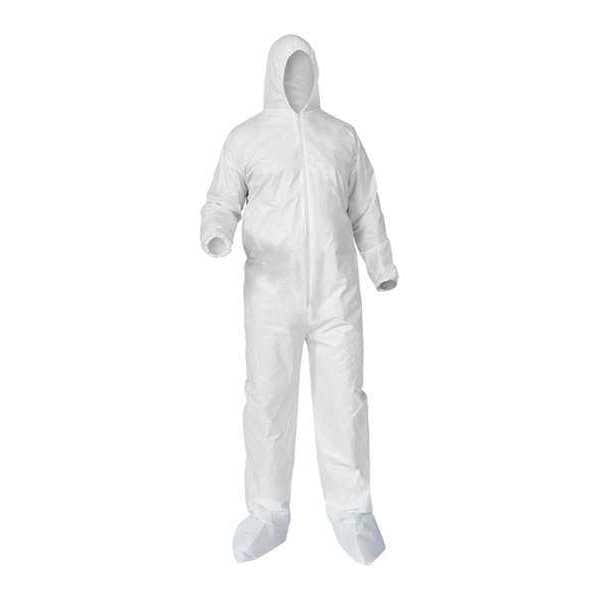 Kleenguard Disposable Coverall, Hooded, 2XL, KleenGuard(TM) A35, Zipper, Elastic Cuff, Elastic Ankle - 38950