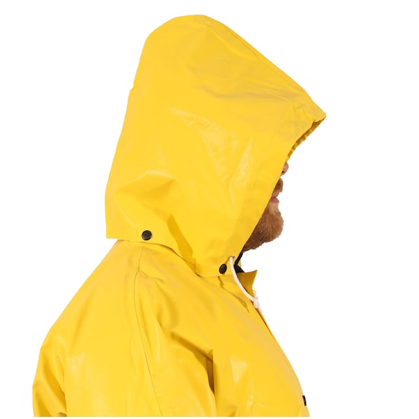 Tingley Flame-Resistant Rain Hood, Nylon, 9 oz, Yellow, L - H12107