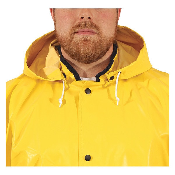 Tingley Flame-Resistant Rain Hood, Nylon, 9 oz, Yellow, L - H12107