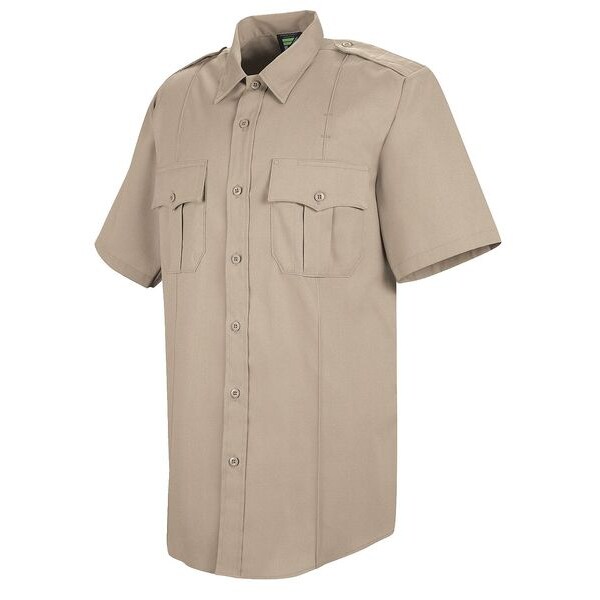 Horace Small Men's Tactical Shirt, 35% Cotton, 65% Polyester, Button Closure, 2 Pocket(s), Tan - HS1211 SS 165