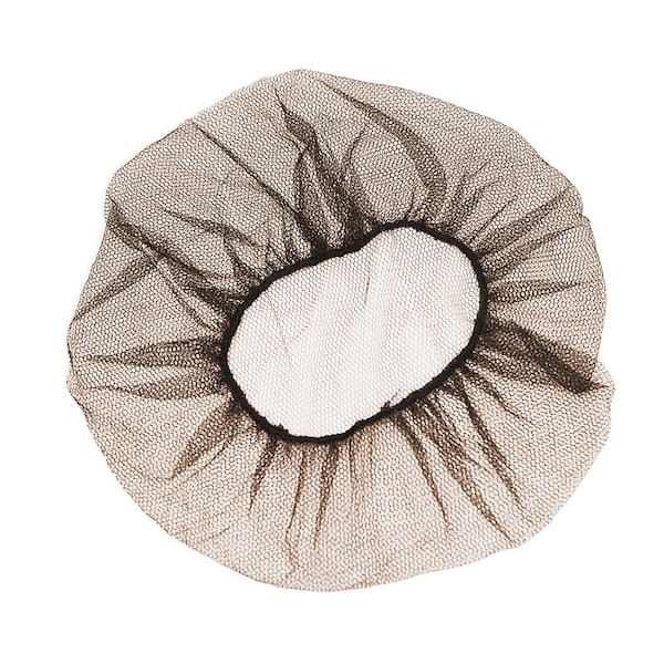 Kleen Chef Alpha-Net Nylon Honeycomb 21" Hair Nets, Brown, PK100 - BLKC-ES-21DH-12BR-A