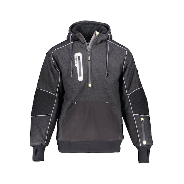 Refrigiwear Extreme Hybrid Sweatshirt Black 3XL - 8480RBLK3XL