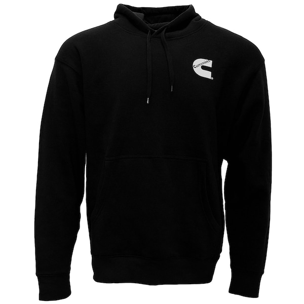 Cummins Pullover Fleece Hoodie Mens Black Lg - CMN4793