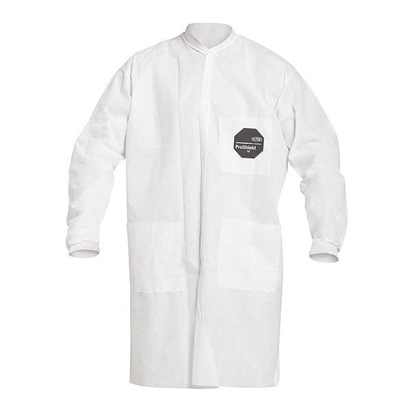 Dupont ProShield 10 Disposable Lab Coat, ProShield(R), Snaps Closure, White, XL, 30 PK - PB219SWHXL003000