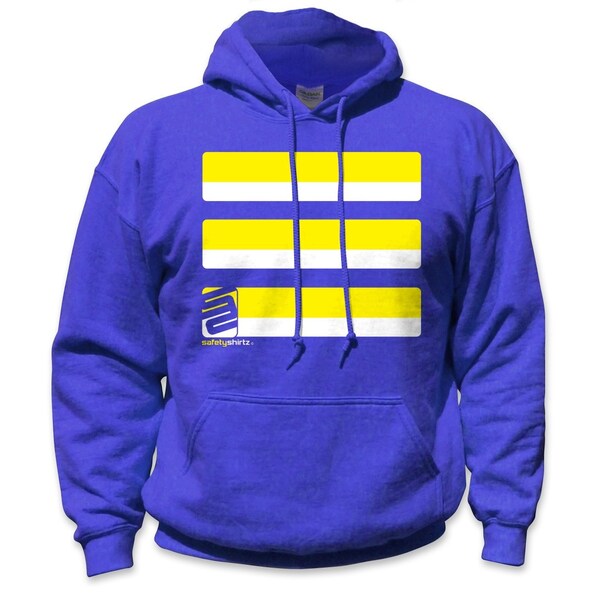 Safetyshirtz Basic High Visibility Hoodie, Royal Blue, L - 01010303L