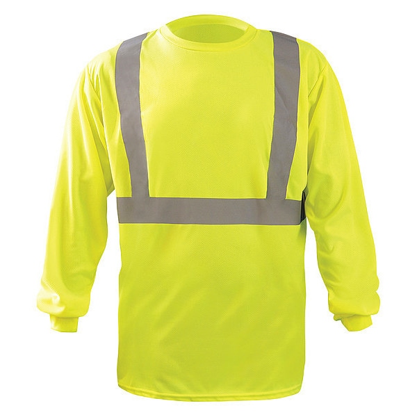 Occunomix Unisex Long Sleeve T-Shirt, Polyester, Pullover Closure, 2XL - LUX-LST2BX-Y2X