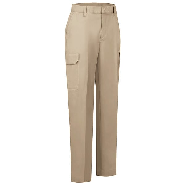 Red Kap Women's Work Pant, 12, Khaki, 35% Cotton, 65% Polyester - PT89KH 12 28