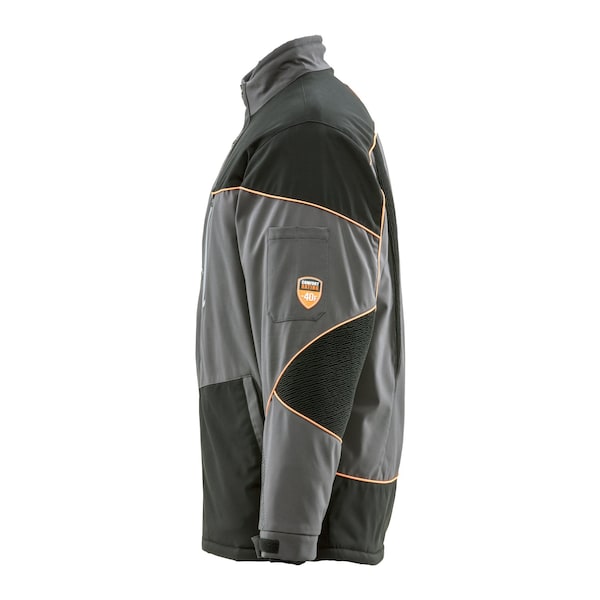 Refrigiwear Black/Charcoal Reg Large Polar Force Insulated Jacket - 8140RBCHLAR