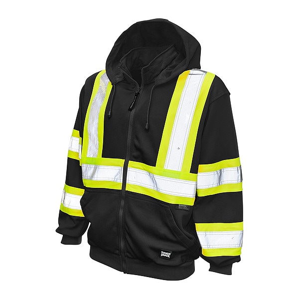 Tough Duck 5XL Hi-Vis Sweatshirt, Black - S49431