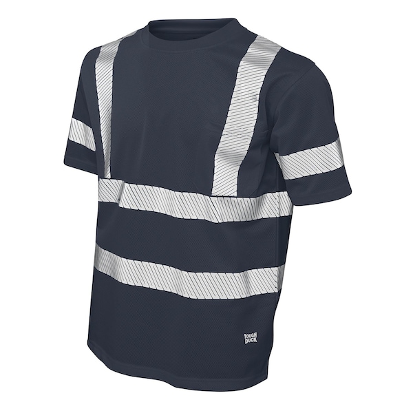 Tough Duck S/S Safety T-Shirt w/PE Birdseye Mesh - ST072