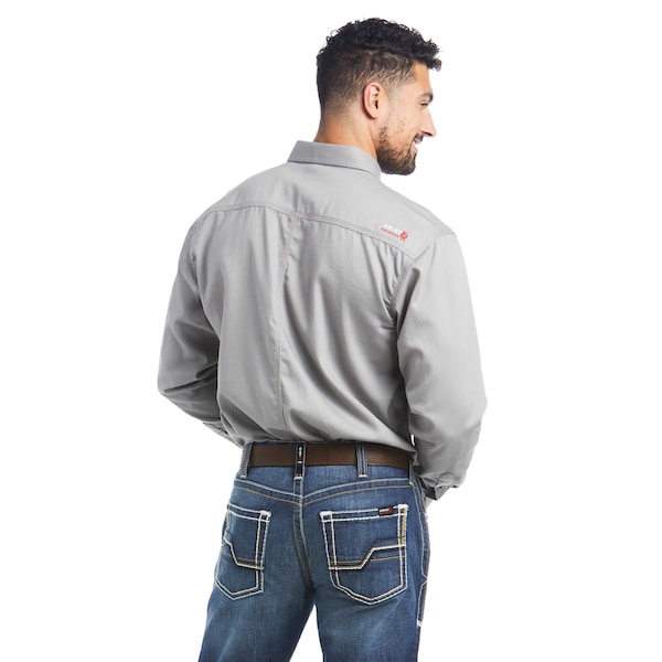 Ariat Men's FR Button Down Shirt, 8.9 cal/sq cm, 2XL, Cotton - 10012253