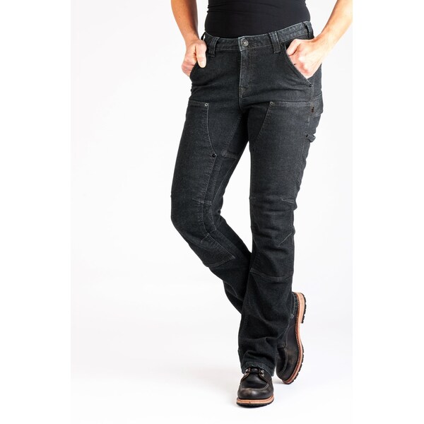 Dovetail Workwear Women's Utility Pant, 16, Black Thermal Denim - DWF19P2W-001-16X30