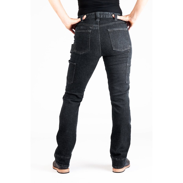 Dovetail Workwear Women's Utility Pant, 16, Black Thermal Denim - DWF19P2W-001-16X30
