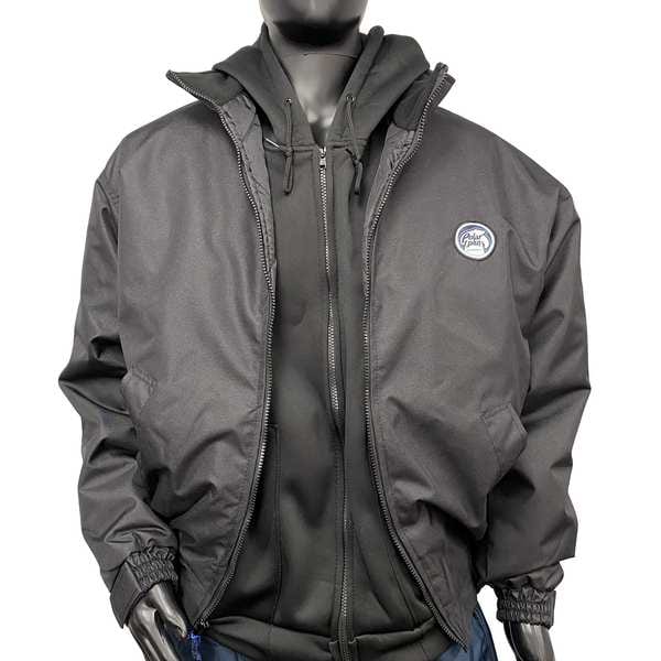 Polar Plus Men's Black Nylon Bomber Jacket size 2XL - FW5721-2X