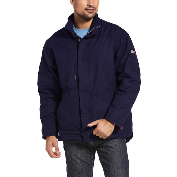 Ariat FR Insulated Canvas Jacket, 54 cal/sq cm, M, 12 oz Zipper Closure - 10032956