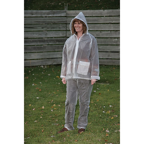 Boulder Creek Boulder Creek Clear Vinyl Three Piece Rain Suit Medium - 61102CM