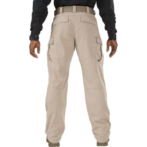 5.11 Men's Tactical Pants, M, Khaki, 41% Flex-Tac(TM)/24% Polyester/35% Cotton, Flex-Tac(TM) Ripstop - 74369