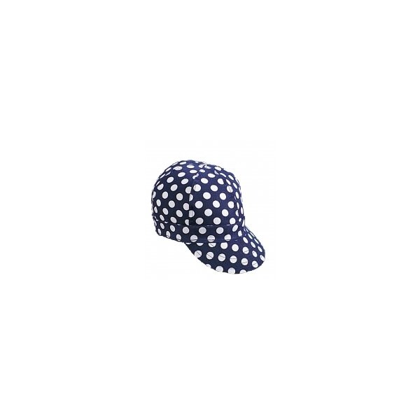 Mutual Industries Blue/White Dot Welder Cap, 1 Size (3Pk) - M7322-0-0