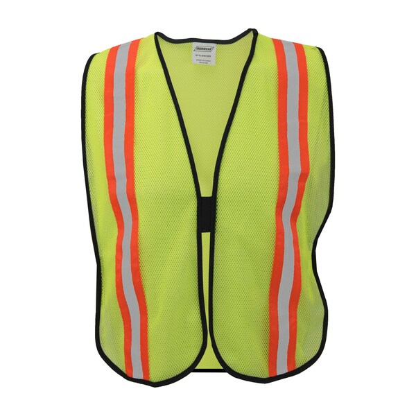 Ironwear Standard Polyester Safety Vest w/ 1/2" Reflective Tape - 1265