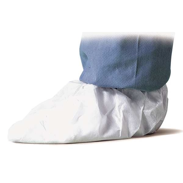Dupont ProShield Disposable Shoe Cover, Spunbond Polypropylene, Slip Resistant Sole, XL, White, 200 Pack - PE440SWHXL020000