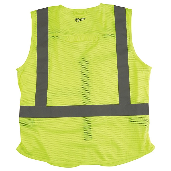 Milwaukee Tool Class 2 High Visibility Yellow Safety Vest - L/XL - 48-73-5022