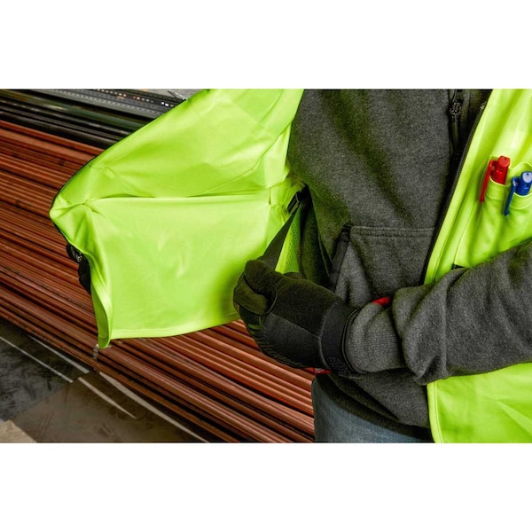 Milwaukee Tool Class 2 High Visibility Yellow Safety Vest - L/XL - 48-73-5022