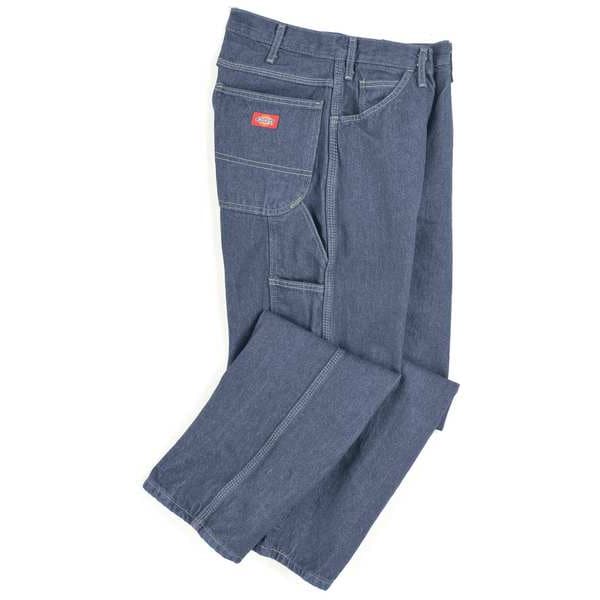 Dickies Men's Carpenter Jeans, L/XL, Blue, Cotton - LU20RB 36 32