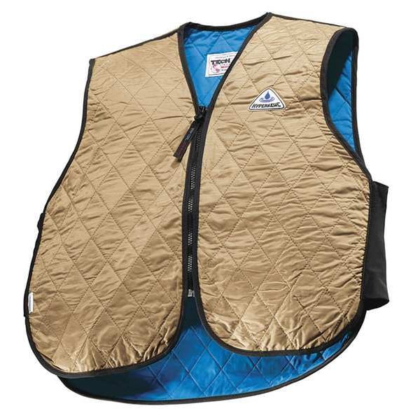 Techniche XL Nylon Cooling Vest, Khaki - 6529-KHAKIXL