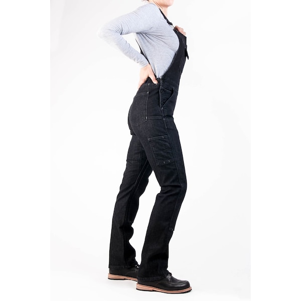 Dovetail Workwear Freshley Overall, Stretch Denim (92% cotton/7% Poly/1% Spandex), 10 oz Fabric Weight, 30 Inseam - DWF18O1D-001-000X30