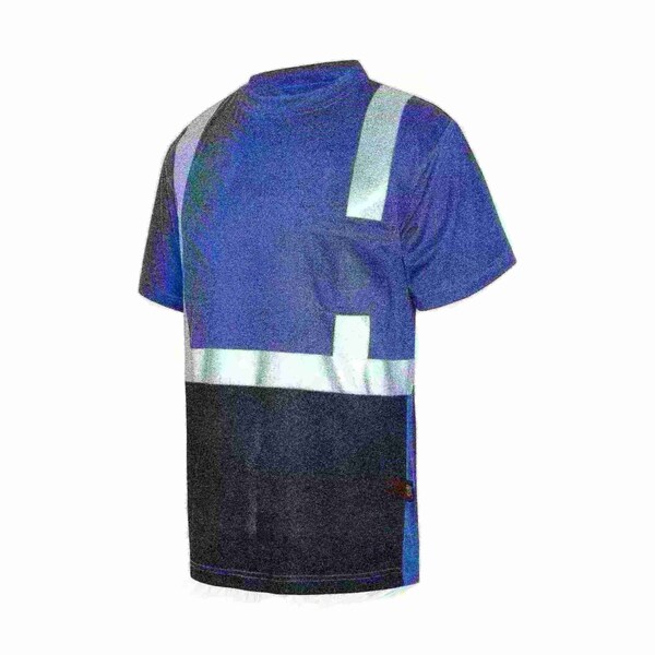 Gss Safety Short Sleeve Safety T-Shirt w/Blk Bottom - 5112-TALL LG