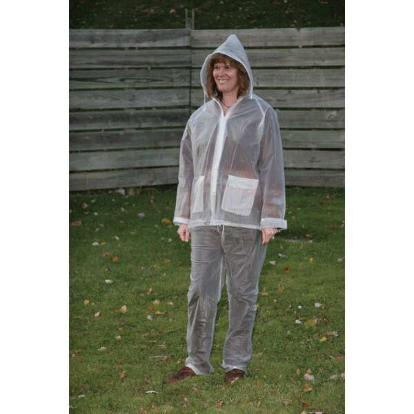 Campmaster Boulder Creek Clear Vinyl Three Piece Rain Suit X-Large - 61104CM