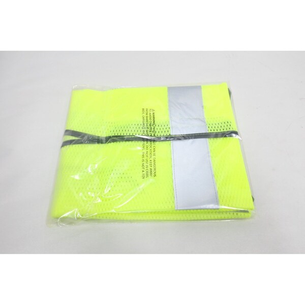 Radnor CASE OF 50 SMALL/MEDIUM HI-VIZ YELLOW POLYESTER MESH VEST - 64055921