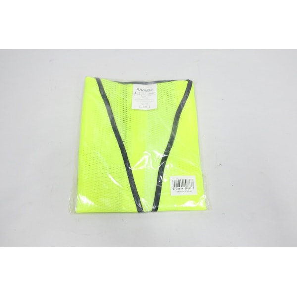 Radnor CASE OF 50 SMALL/MEDIUM HI-VIZ YELLOW POLYESTER MESH VEST - 64055921
